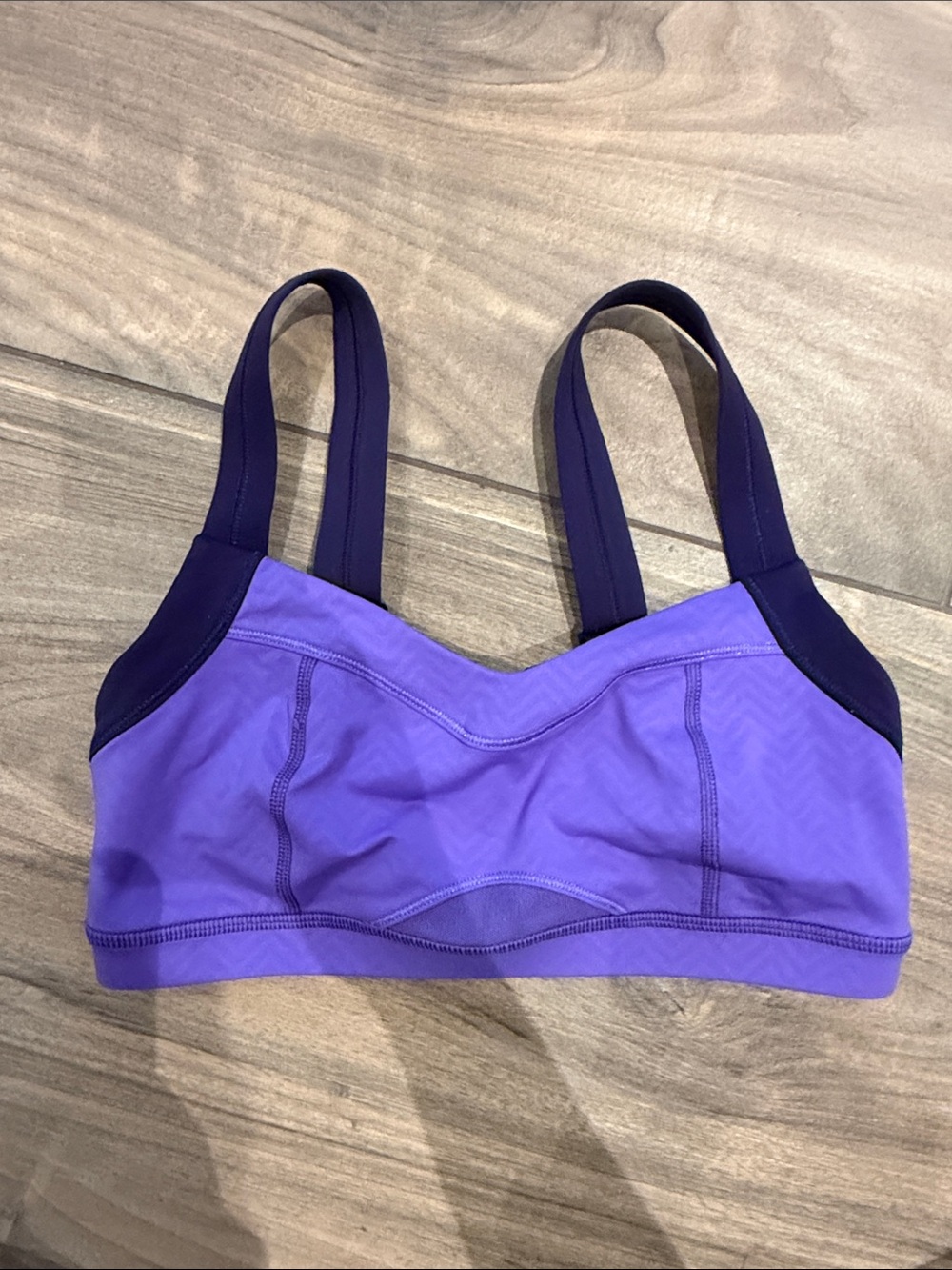 lululemon athletica Two-Tone Purple Sports Bra size S
